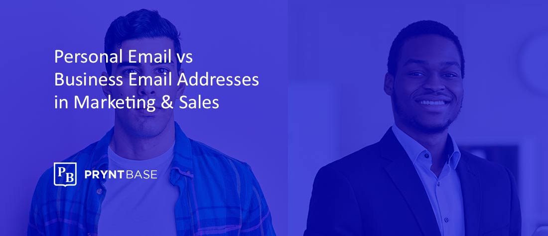 professional email addresses vs business email addresses in marketing sales and lead generation
