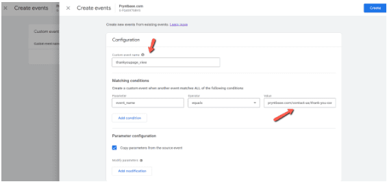 How To Migrate UA Goals to GA4 Events Step 2