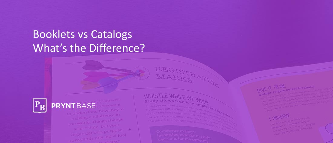 Booklets Vs Catalogs   What's The Difference