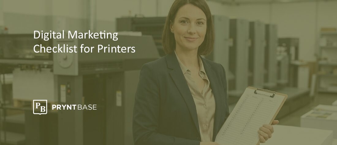 digital marketing checklist for print companies